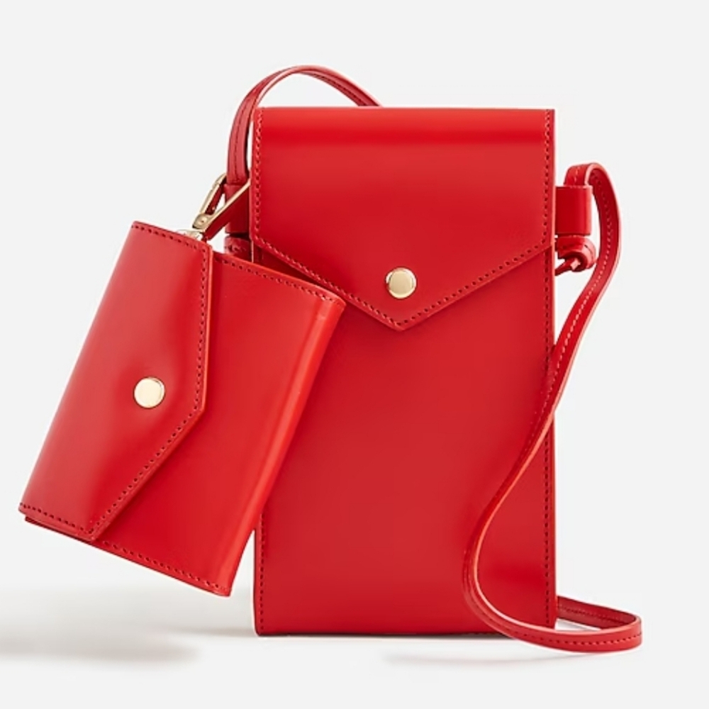 Red Crossbody Gracie Phone Bag J. CREW